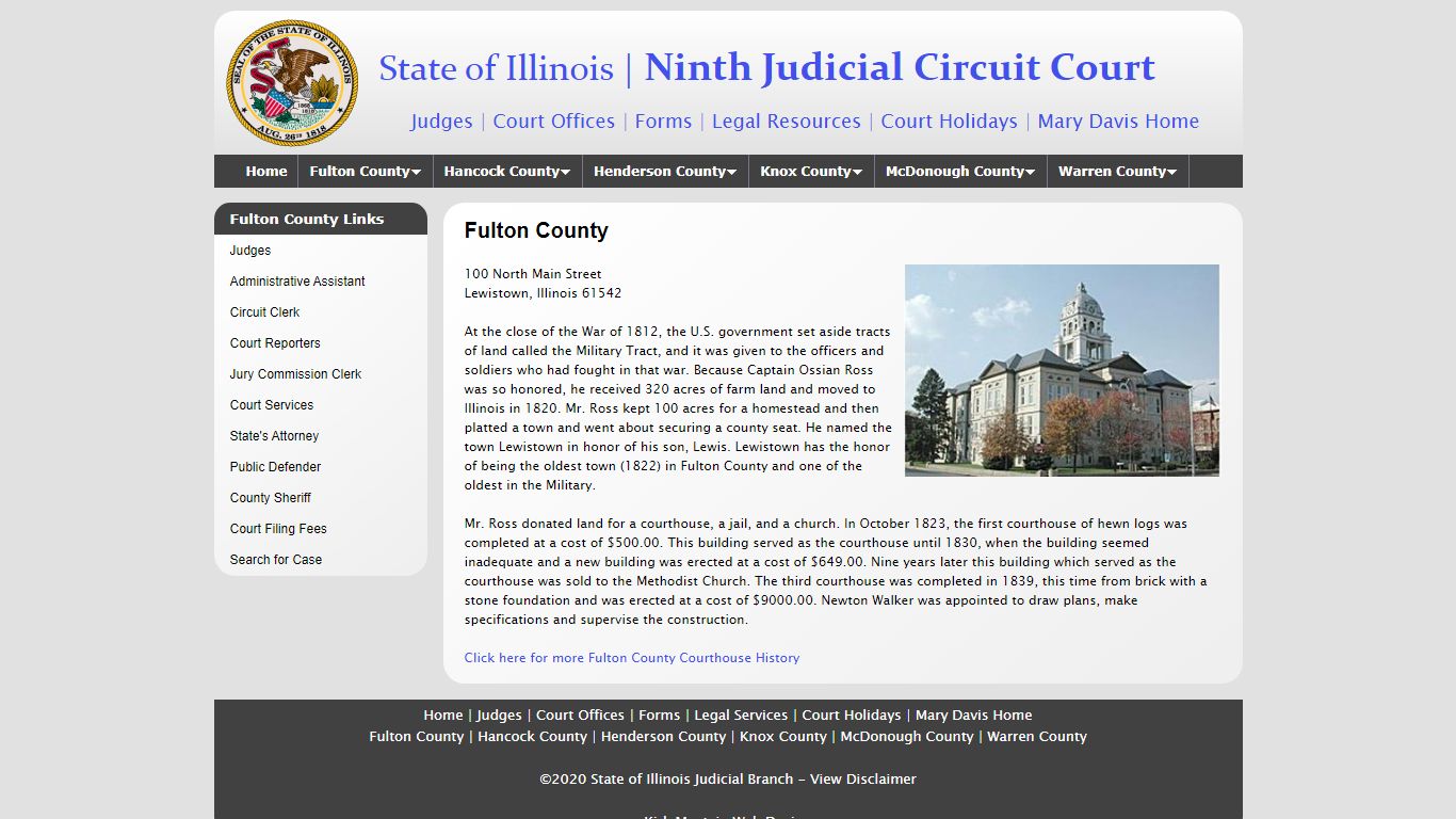 Ninth Judicial Circuit Court - State of Illinois